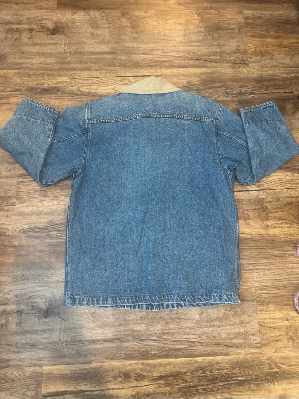 Vintage Ralph Lauren Country Denim Barn Chore Jacket Floral Lined Size M - Picture 7 of 9